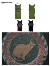 キャットウェスタンカラーロングノースリーブTシャツ