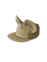 6CRAYON Army Green Pleated Flat Brim Mickey Cap