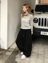 [Ritcore MADE] ハートエンボワイドパンツ (3c)