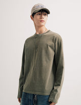 26SS★ ボーイ クロップ ピグメント ロングスリーブ Tシャツ