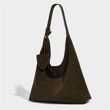 Autumn Winter Faux Leather Soft Tote Shoulder Bag