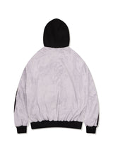 UNISEX Fake Fur Hooded Zip-Up Gray (FCE4ZP657M)
