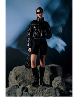 Glossy Eco-Puffer Short Padding Jumper