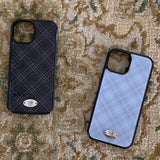 [MADE] classic check bumper case (blue)