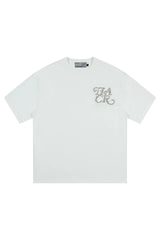 ラインストーンパッチベーシックTシャツ
