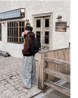 Nover Back Patch Fleece Sweat Pants