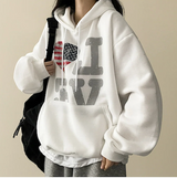 LOVE American flag hood [Fleece]