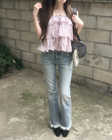 Frill cancan blouse