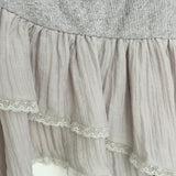 Ruffle Beads Ribbon Slip Dress 231837300