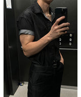 [MUSCLE FIT] Cool slab western shirts(3color)