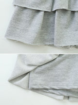 Pure Frill Mini Tiered Skirt Pants (3color)