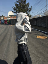 Nodric Slub Wide Flare Denim Pants
