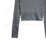 Angie basic off-shoulder long sleeves