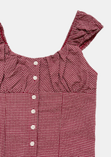 Rosiecheck Button Blouse