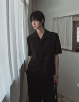 Chloe Stan 襟付きハーフクロップブレザー
