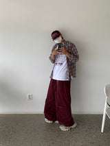 Grid Wayne Double Pocket Nylon Pants 3C