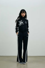 JOEL JERSEY TRACK PANTS / BLACK