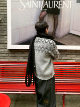 Is mohair Nordic cardigan