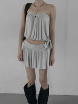 Whizz Shirring Tube Top