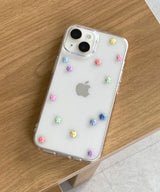 スターボタンレジンフォンケース