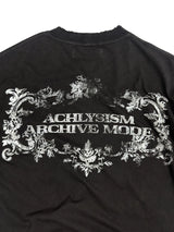 KMC_ACHLYS ARCHIVE | MARTY BLACK WASHED T-SHIRT