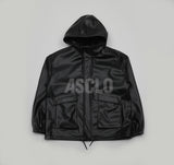 ASCLO フードレザージャンパー