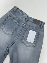 103 Grayish Wide Denim Pants