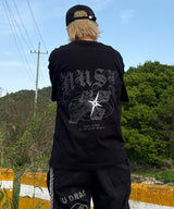 ゴシッククロスオーバーフィットTシャツ-4COLOR