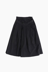 ファブ ボタン フレア ロング スカート