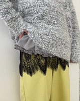 Boxy V-neck Knit