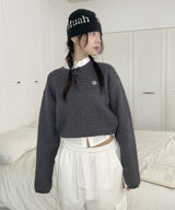 STITCH LOGO ROUND KNIT