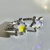 Twin star ring