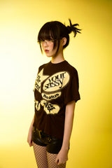 ロールアップピンタックTシャツ