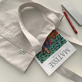 Oxford simple line bag - ivory