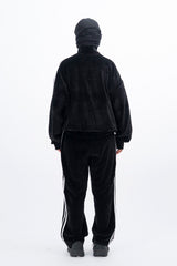 Stua Velour Velvet Set-Up Zip-Up