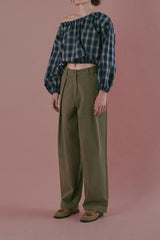 Cotton chino pants_khaki