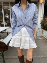 [MADE] Forn frill banding skirt