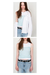 SUMMER SLEEVELESS (SKY BLUE)