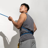 24SS BLACK TAPE  SLEEVELESS (CHARCOAL)