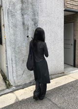 ダブルボタンシャーリングカーディガン