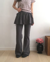 Qutin Ribbon Skirt Leggings Pants