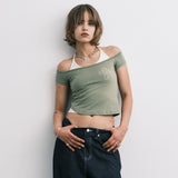 agクロスTシャツ(khaki)