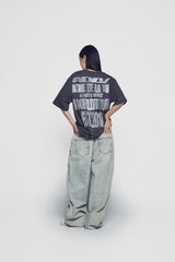 24FW COATING WASHING WIDE DENIM PANTS LIGHT BLUE