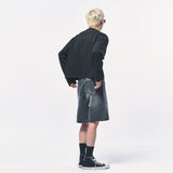 クロップTシャツ BLACK