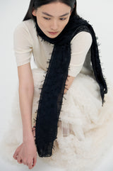 Tassel Ribbon Layer Scarf_2 colors