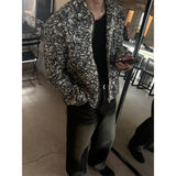[HANDMADE] Circle pattern wool jacket(2color)