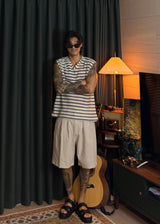 Cool Linen Bermuda Wide Shorts 4COLOR