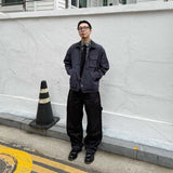 Semi-Wide Patch Carpenter Pants