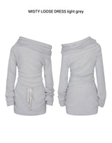 MISTY LOOSE DRESS light grey