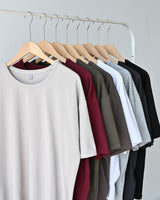 AC モダルUネックショートスリーブTシャツ